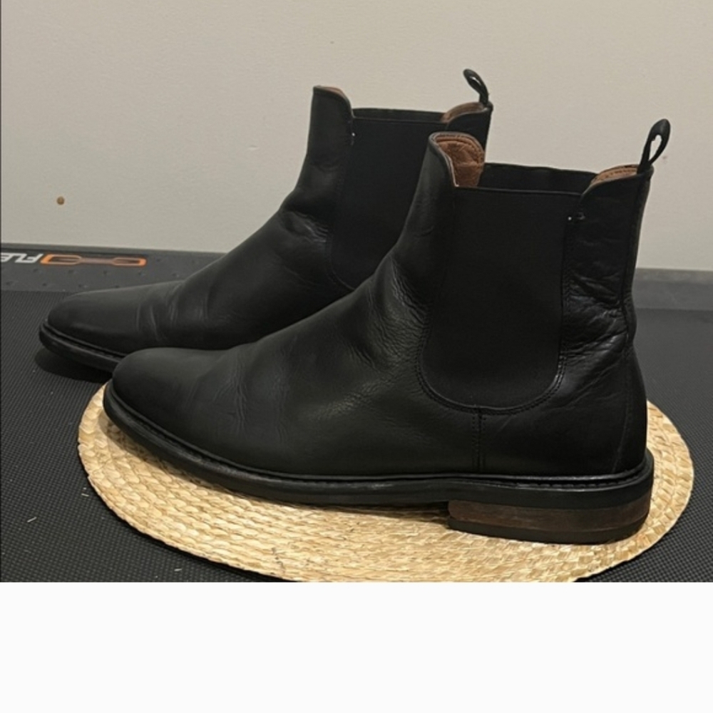 Frye Black Western Chelsea Leather Men's Boots Size 11